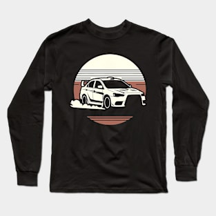 Mitsubishi Lancer Evo Rally Car Long Sleeve T-Shirt